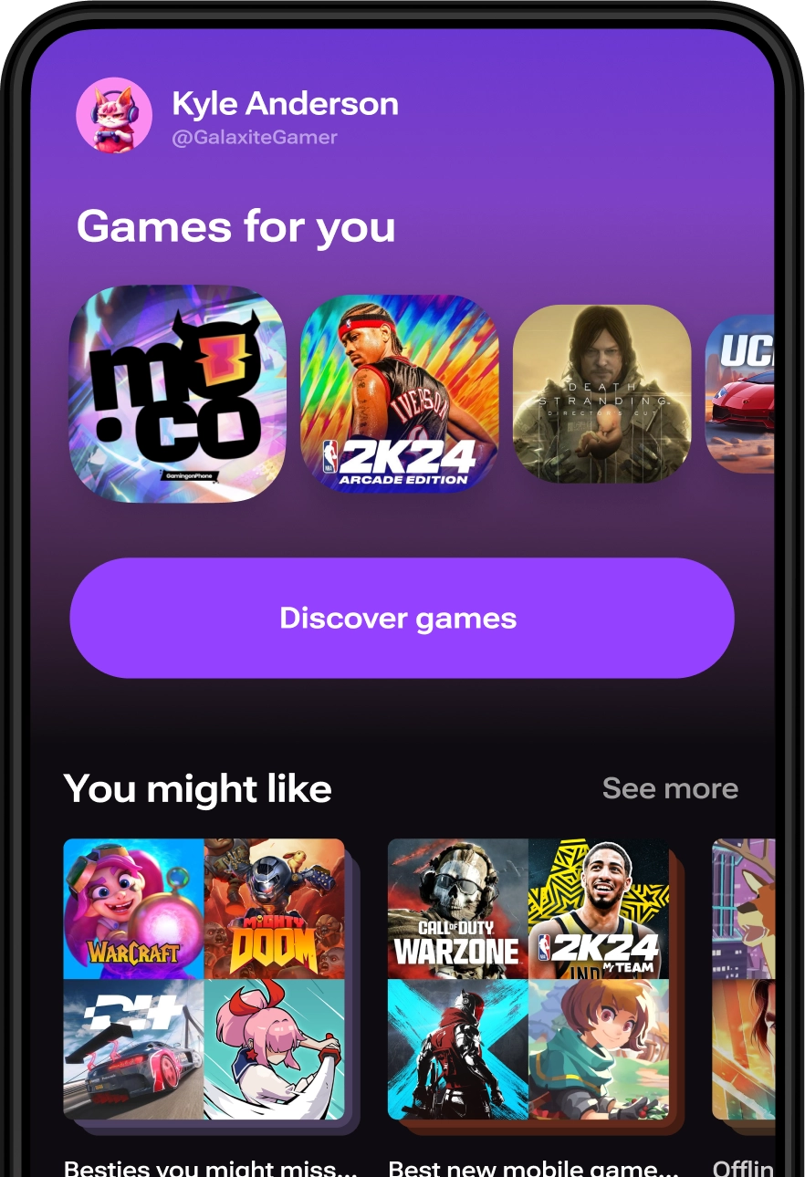 New way to discover & play mobile games